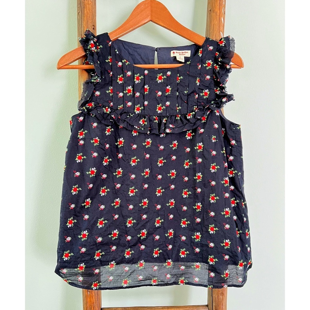 Brooks Brothers Red Fleece Women's Sleeveless shirt Size 4‎